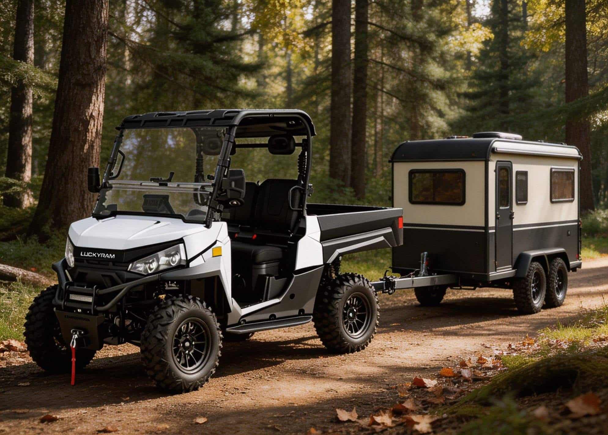 4WD Off Road Electric UTV 73,6V PKE без клуч 20KW Максимална моќност 670kg