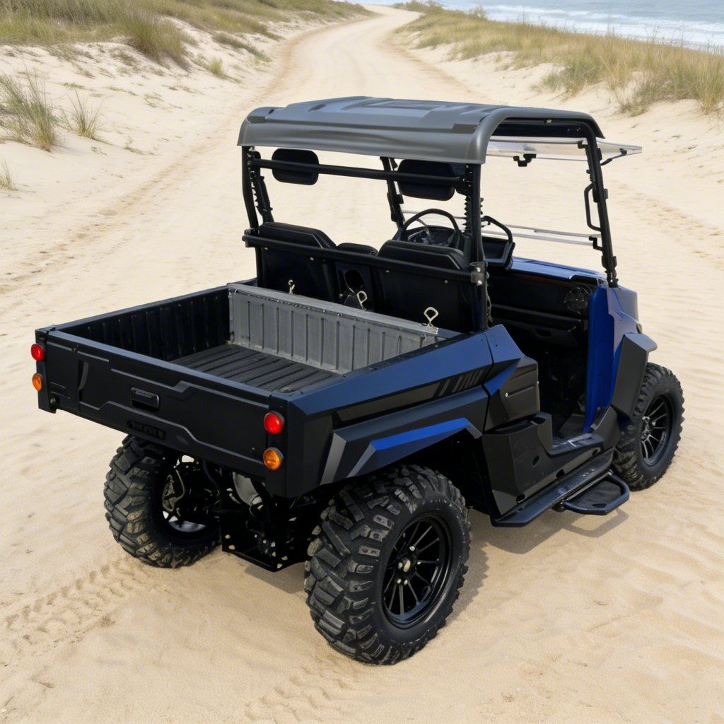 Електрични UTV 4WD за 14 инчни гуми на работното место 73,6V 20KW Максимална моќност