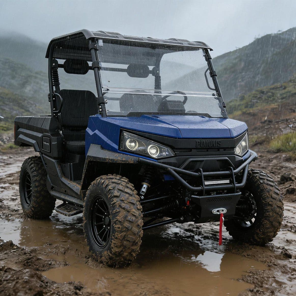 PKE систем за стартување без клуч 10KW AC мотор електричен UTV 400A Контролор 80-100km Опсег 4WD